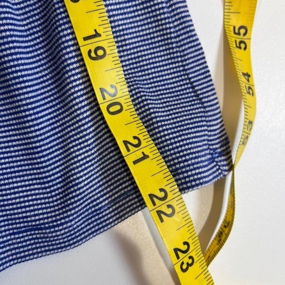 j crew blue and white striped tank top size small - Picture 8 of 8